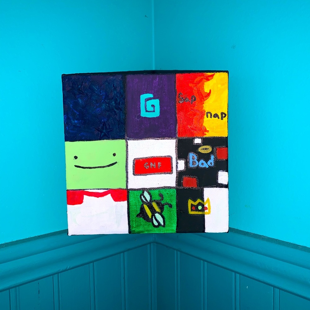 Hand painted DSMP Canvas